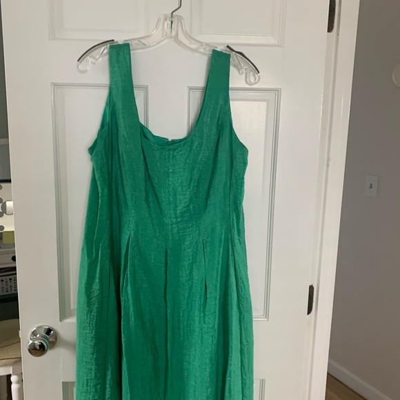 Nine West Green Knee-Length Sleeveless Sundress - Picture 1 of 3